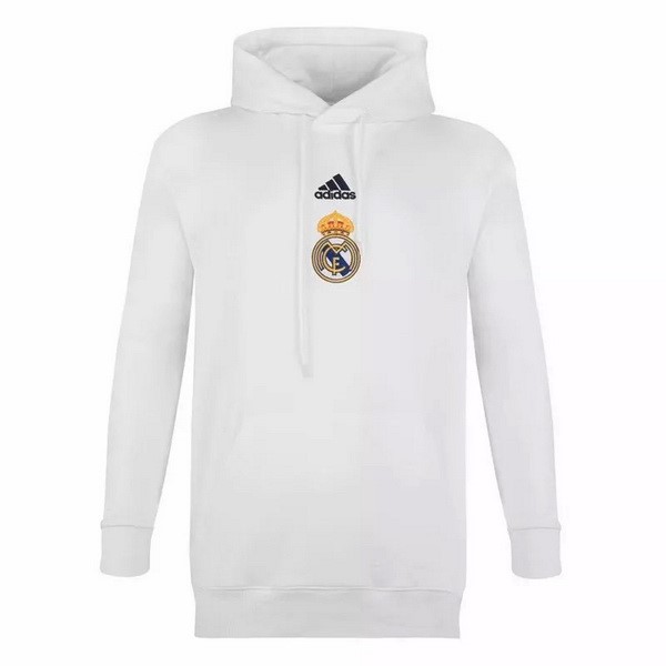 Felpa Cappuccio Real Madrid 20/21 Bianco